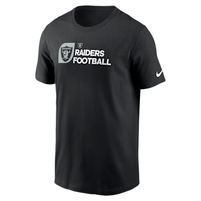 Nike Logo Essential (NFL Las Vegas Raiders) Men's T-Shirt. Nike.com
